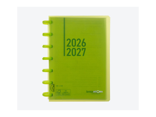 [AGE-42001] Schoolagenda Atoma 129x176mm assorti 2026-2027