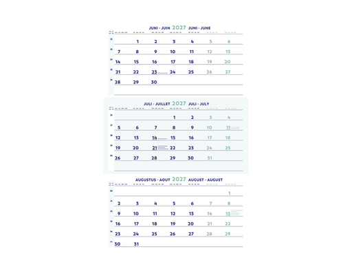 [AGE-854902] Driemaandskalender Brepols 2027