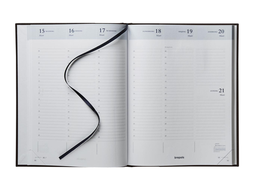 [AGE-137256R] Agenda Brepols Timing Lima 171x220mm Nederlandstalig bordeaux 2027 1 week/2 pagina's
