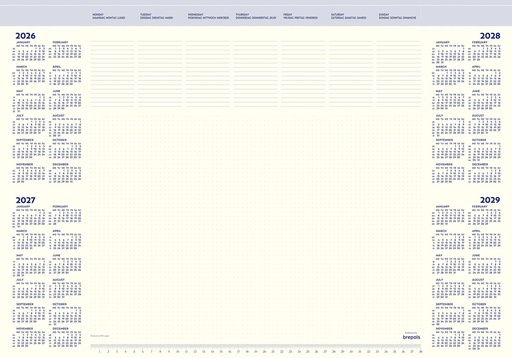 [AGE-041902] Bureauonderlegger Brepols Office Mate 412x590mm 2026