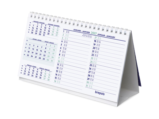 [AGE-851902] Bureaukalender Brepols horizontaal 2027