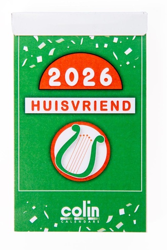 [AGE-651H] Scheurkalender "Huisvriend" 65x100mm NL 2026