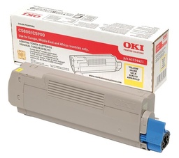 [OKI-43324421] Toner Oki Color Laser 43324421 C5800dn 5.000 pag. YEL