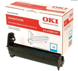 [OKI-43381707] Drum Oki Color Laser 43381707 C5600 20.000 pag. CY