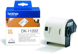 [PTO-DK11202] Label Brother DK-11202 62x100mm papier zwart op wit (300)