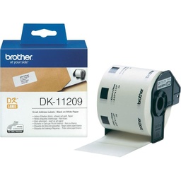 [PTO-DK11209] Label Brother DK-11209 29x62mm papier zwart op wit (800)