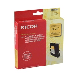[RIC-GC21Y] Cartridge Ricoh Inkjet GC21 Aficio GX3000 1.000 pag. YEL (405535)