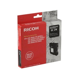 [RIC-GC21K] Cartridge Ricoh Inkjet GC21 Aficio GX3000 1.500 pag. BK (405532)