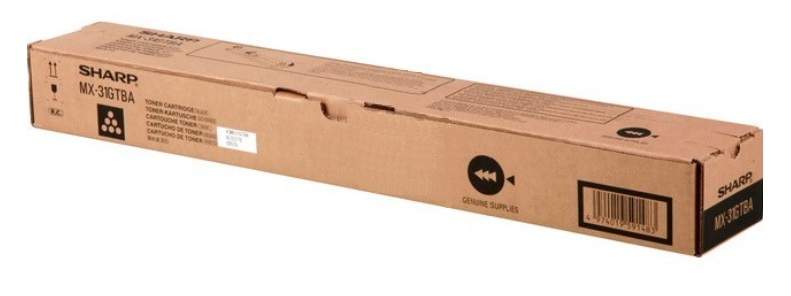 Toner Sharp Color Laser MX-31GT MX 2301 18.000 pag. BK