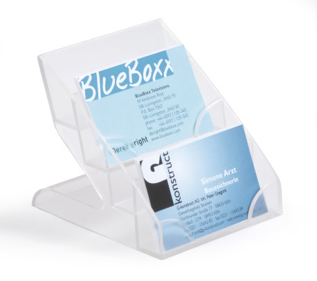 [DUR-243919] Visitekaarthouder Durable Business Card Display Box transparant