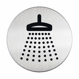 [DUR-493823] Pictogram Durable Douche Ø83mm zilver