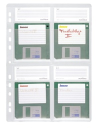 [DUR-524319] Hoes DISCOFLEX® voor 3.5' diskettes Durable A4 transparant (5)