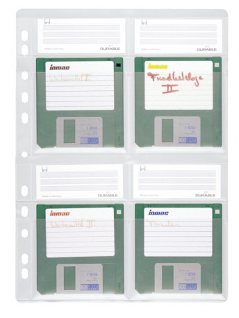 [DUR-524319] Hoes diskette Durable Discoflex voor 3.5' diskettes A4 transparant (5)