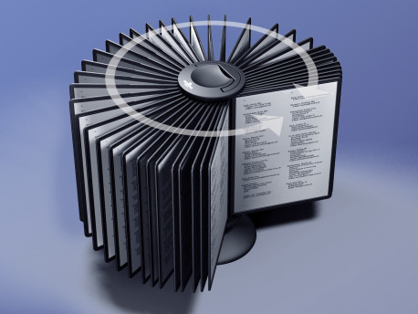 [DUR-563301] Zichtpanelensysteem Durable Sherpa Carousel Table 40