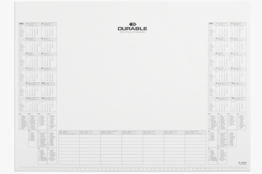 [DUR-729202] Papierblok Durable 41x57cm wit kalender (D729202)