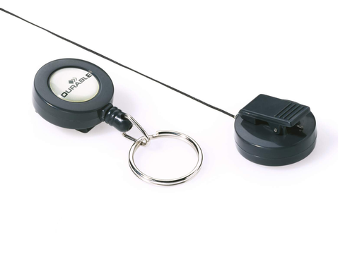 [DUR-822258] Afrolmechanisme Durable 80cm met sleutelhanger antraciet (10)