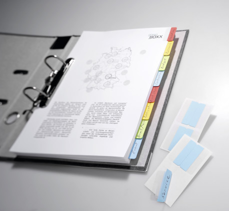 [DUR-840600] Tabs Durable Quick Tab Duo 40mm zelfklevend assorti (24)