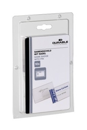 [DUR-860619] Naambadge met golfspeld Durable 30x60mm retailverpakking transparant (10)