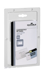 [DUR-860819] Naambadge met golfspeld Durable 40x75mm retailverpakking transparant (10)