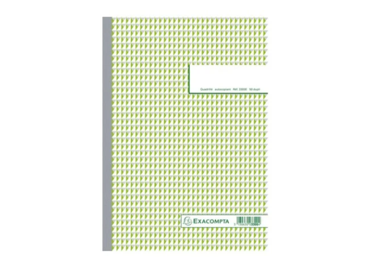 [EXA-3300E] Doorschrijfpapier Exacompta 297x210mm geruit zelfkopiërend dupli 50sets