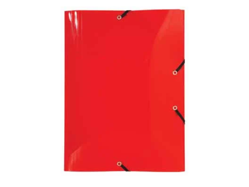 [EXA-59700E] Elastomap Exacompta Crystal PP met 3 kleppen A3 assorti