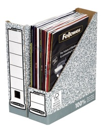 [FEL-0186004] Tijdschriftencassette Fellowes Bankers Box System 316x81x263mm grijs