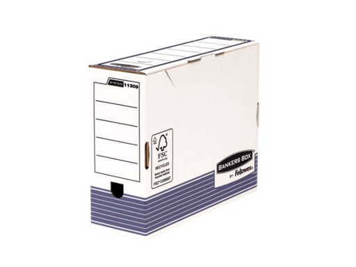 [FEL-1130902] Archiefdoos Fellowes Bankers Box System A4+ 253x345mm rug 100mm (10)