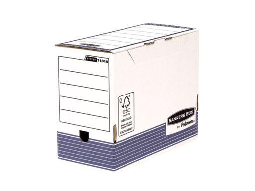 [FEL-1131002] Archiefdoos Fellowes Bankers Box System A4+ 253x345mm rug 150mm (10)