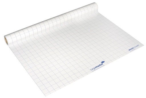 [LM-159000] Flipchartfolie Legamaster Magic-Chart 60x80cm 25vel geruit