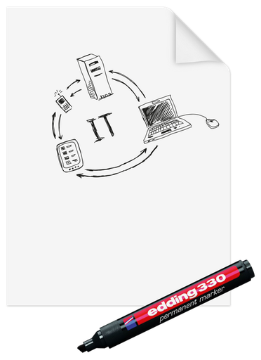 [LM-159400] Paperchartfolie Legamaster Magic-Chart 60x80cm 25vel