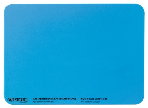 [WEST-E16814] Knutselmat Westcott 227x304mm blauw (E168140)