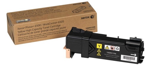 [XER-106R01596] Toner Xerox Color Laser 106R01596 Phaser 6500DN 2.500 pag. YEL