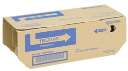 [KYO-TK3110] Toner Kyocera Mono Laser TK-3110 FS-4100DN 15.500 pag. BK