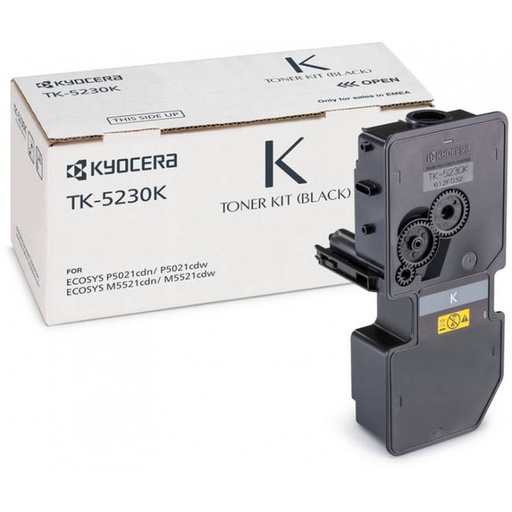 [KYO-TK5230K] Toner Kyocera Color Laser TK-5230 ECOSYS M5521cdn 2.600 pag. BK