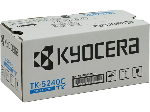 [KYO-TK5240C] Toner Kyocera Color Laser TK-5240 ECOSYS M5526cdn 3.000 pag. CY
