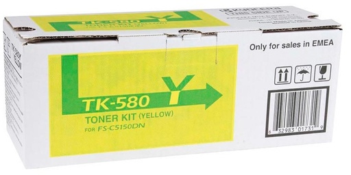 [KYO-TK580Y] Toner Kyocera Color Laser TK-580 ECOSYS P6021cdn 2.800 pag. YEL
