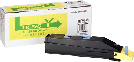 [KYO-TK865Y] Toner Kyocera Color Laser TK-865 TASKalfa 250ci 12.000 pag. YEL