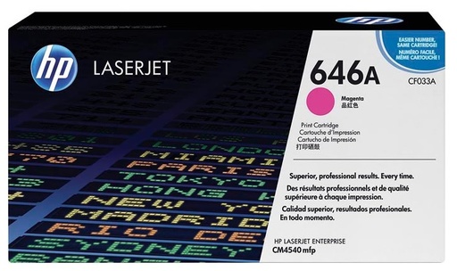 [HP-HPCF033A] Toner HP Color Laser 646A Color LaserJet Enterprise CM4540 MFP 11.000 pag. MAG