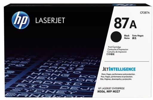 [HP-HPCF287A] Toner HP Mono Laser 87A LaserJet Enterprise M506dh 8.550 pag. BK
