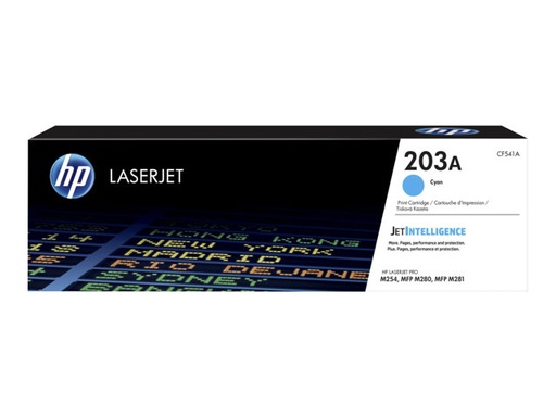 [HP-HPCF541A] Toner HP Color Laser 203A Color LaserJet Pro M254dw 1.300 pag. CY