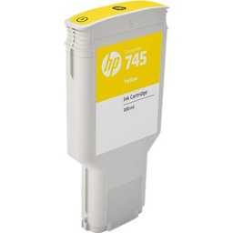 [HP-HPF9K02A] Cartridge HP Inkjet 745 DesignJet HD Pro MFP 300ml YEL