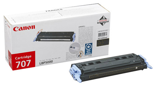 [CAN-707K] Toner Canon Color Laser 707 i-SENSYS LBP5000 2.500 pag. BK