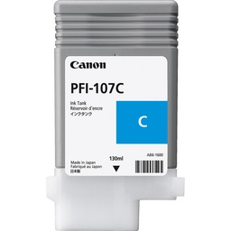 [CAN-PFI-107C] Cartridge Canon Inkjet PFI-107 imagePROGRAF iPF670 130ml CY