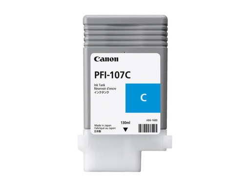 [CAN-PFI-107C] Cartridge Canon Inkjet PFI-107 imagePROGRAF iPF670 130ml CY