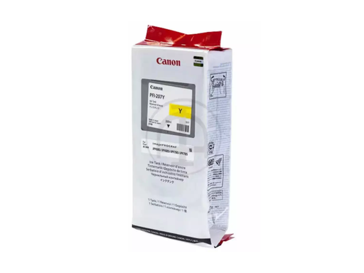 [CAN-PFI-207Y] Cartridge Canon Inkjet PFI-207 imagePROGRAF iPF680 300ml YEL