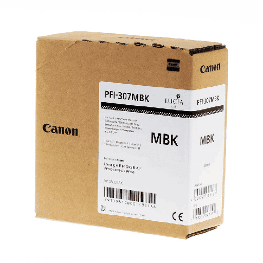 [CAN-PFI-307MBK] Cartridge Canon Inkjet PFI-307 imagePROGRAF iPF830 330ml MATT BK