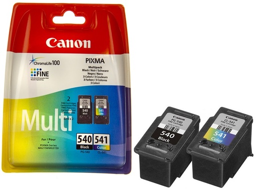 [CAN-PG540-CL541] Cartridge Canon Inkjet PG-540/CL-541 PIXMA MG2150 2x180 pag.BK/COL