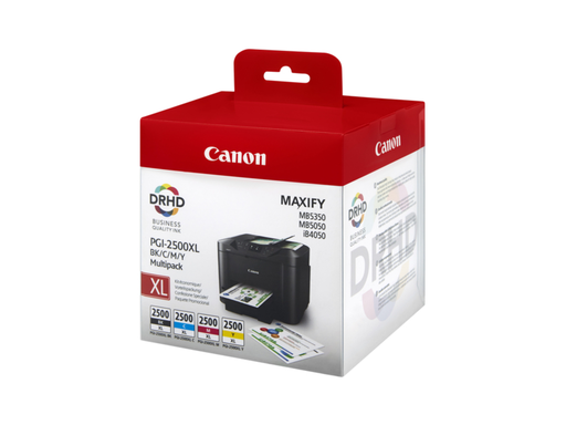 [CAN-PGI-2500XLVALUE] Cartridge Canon Inkjet PGI-2500XL MAXIFY MB2050 VALUE PACK BK/C/Y/M
