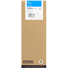 [EPS-C13T606200] Cartridge Epson Inkjet T6062 Stylus Pro 4800 220ml CY