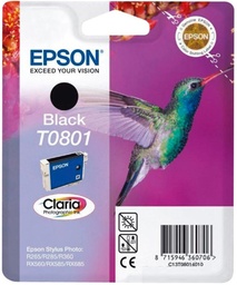 [EPS-T080140] Cartridge Epson Inkjet T0801 Stylus Photo P50 330 pag. BK